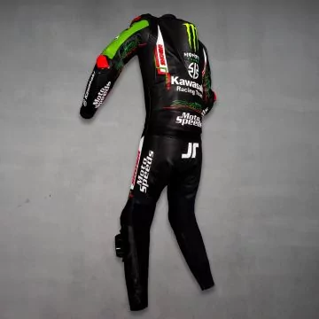 Jonathan Rea レザー 左後ろ側から見た図
