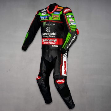 Jonathan Rea Kawasaki Two Piece Racing Suit WSBK 2022 left view