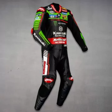 Jonathan Rea Kawasaki Two Piece Racing Suit WSBK 2022 right view