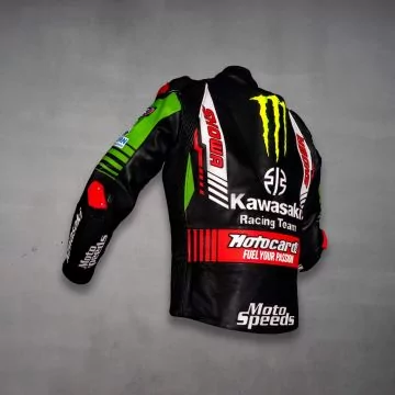 Jonathan Rea Monster Kawasaki Jacket SBK 2022 left side view