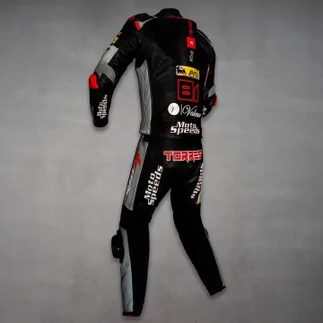 Jordi Torres Aprilia 2015 WSBK Leather Suit left back view