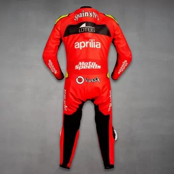 Jorge Lorenzo Aprilia GP 2007 Leather Suit back view