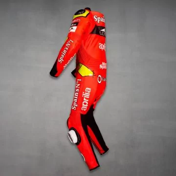 Jorge Lorenzo Aprilia GP 2007 Leather Suit left side view