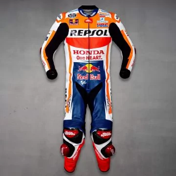 Jorge Lorenzo 2019 MotoGP suit, Repsol Honda replica, front view