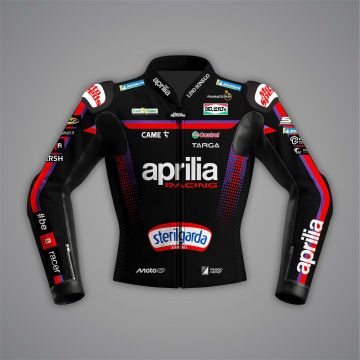 Jorge Martin Leather Jacket Aprilia Racing MotoGP 2026