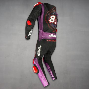 Jorge Martin Leathers Winter Test 2024 left side view