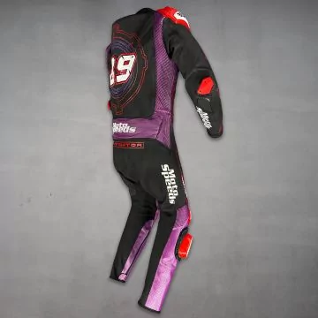 cowhide leather motogp race suit