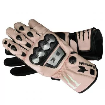 cowhide leather racing gloves
