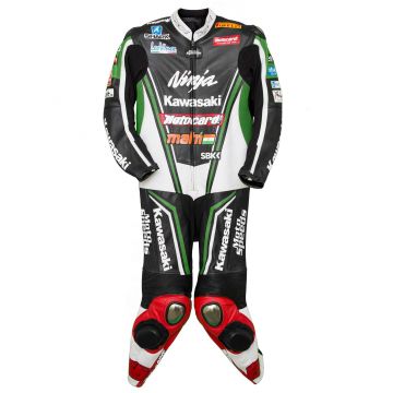 Combinaison de moto en cuir intégral