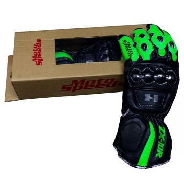 Kawasaki Ninja ZX-10R motorcycle gloves - Leather | Shop