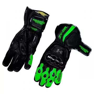 Kawasaki Ninja ZX-10R Motorcycle Gloves - Team Replica