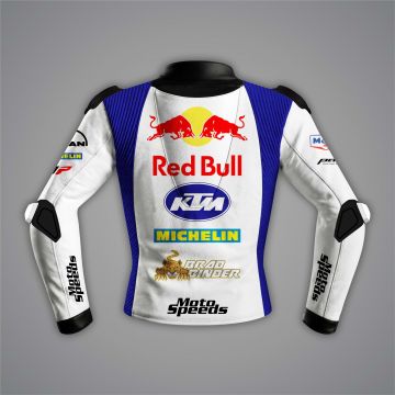 Jaqueta de couro Red Bull