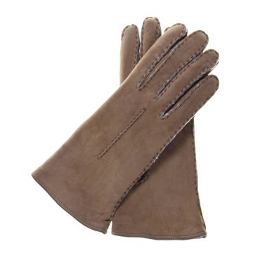 Ladies' Suede Lamb Shearling Gloves