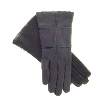 Damenhandschuhe mit Lammleder-Handflächen und Einsätzen