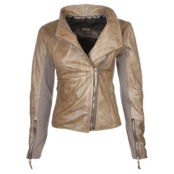 Schwarze Lederjacke Damen