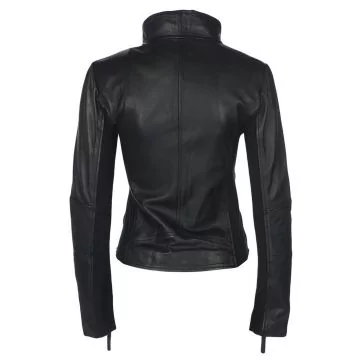 Womens Black Leather Jacket