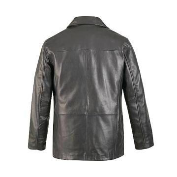Giubbotto in shearling per uomini con zip estraibile in Thinsulate
