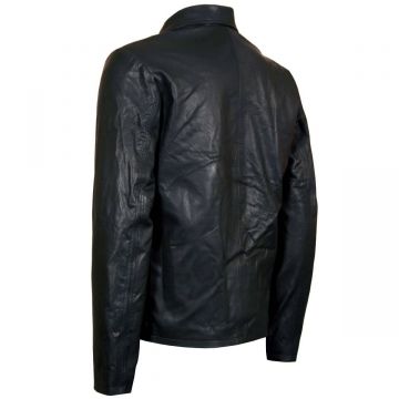 Layer Cake Bikerjacke Schwarz Herren