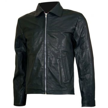 Leder Motorradjacke