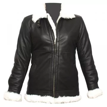 Leather jackets with fur – 3/4 length fur jacket | Shop