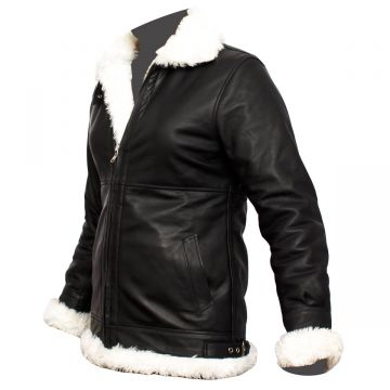 Fur Lined Leather Jacket