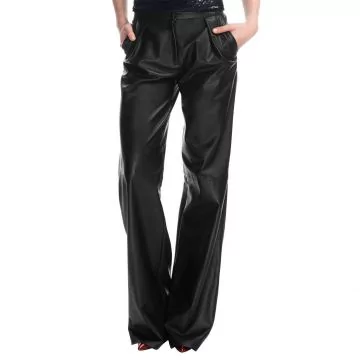 cowhide leather pants women