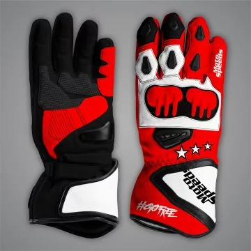 cowhide leather racing gloves men
