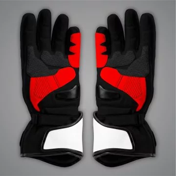 Francesco Bagnaia Leather Biker Gloves British GP 2024