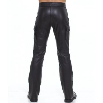 Leder Boston Modehosen Herren