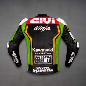 Leather Kawasaki Jacket Garrett Gerloff SBK 2025