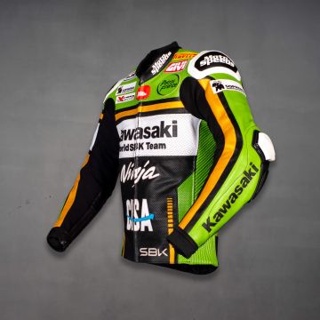Leather Kawasaki Jacket Garrett Gerloff SBK 2025
