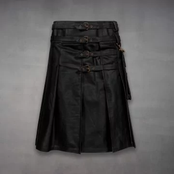 cowhide gothic kilt adjustable