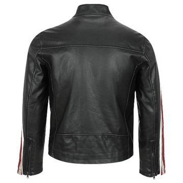 Chaqueta de moda de cuero para moto