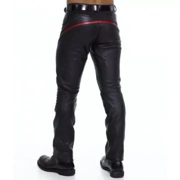 Leather Pants With Stripes