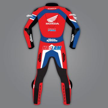 honda lederkombi Leon Haslam Honda WSBK 2020