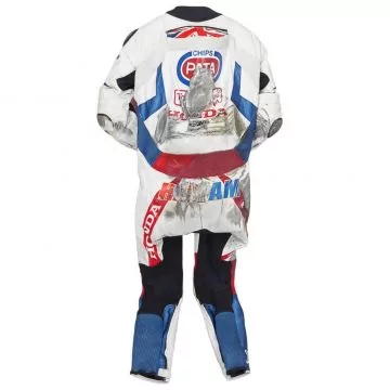 Le traje de moto completo Leon Haslam Honda WSBK 2014