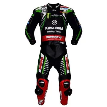 Leon Haslam Kombi de course Kawasaki WSBK 2019