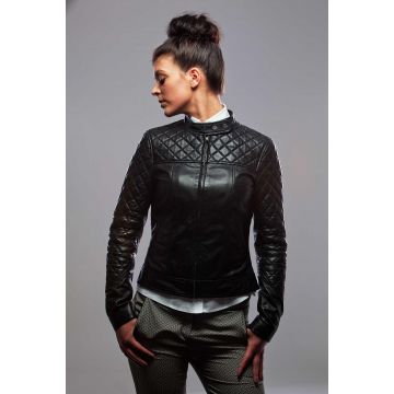Leder Kurzjacke Damen