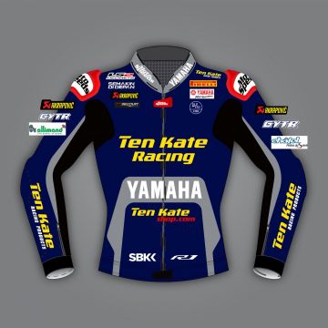 Loris Baz Yamaha Supermoto Fahrjacke WSBK 2020