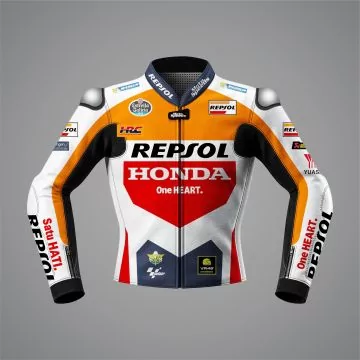 Кожаная куртка Лука Марини Repsol MotoGP 2024