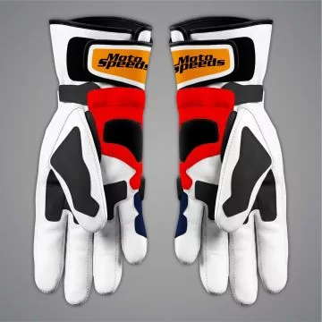 Luca Marini Repsol Honda racing gloves, palm view