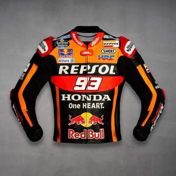 Chaqueta de moto Marquez 93 Honda Repsol Negra 2017