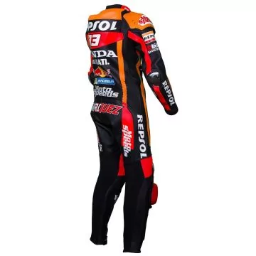 Marquez 93 Honda Repsol Black Leather Suit 2017
