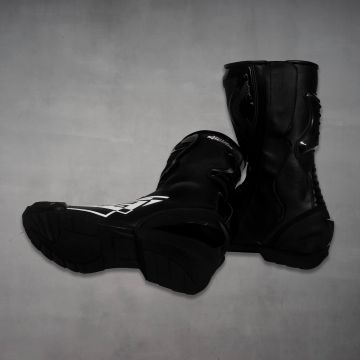 Botas de Biker de Couro Preto Marc Marquez MotoGP 2023