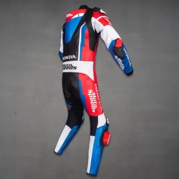 Marc Marquez Honda CBR Leathers 2020 right side view