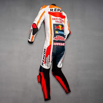 Marc Marquez Honda Racing Suit Motorcycle MotoGP 2023 left side view