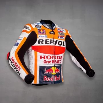 ホンダ　レプソル　バイクジャケット マルク・マルケスのレザージャケットを手に入れよう！
