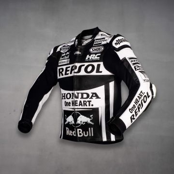 Marc Marquez Honda Street Bike Jacket WT 2022 left view