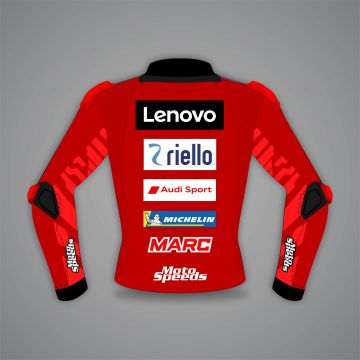 Ducati leather motorcycle jacket