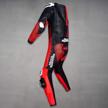 Marc Marquez Leather Motorcycle Overalls Ducati 2023 WT left side view